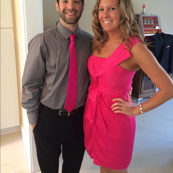 BCBG one shoulder dress - Picture 3 of 3